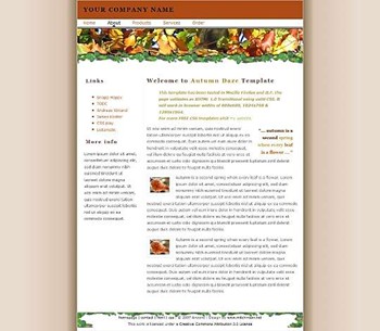 business,corporate,nature website template