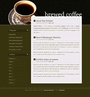 coffee,cup,drink website template