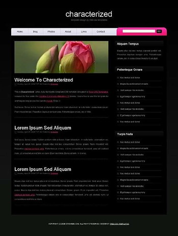 flower,nature website template