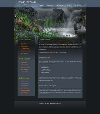 business,corporate,nature website template