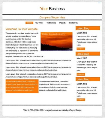 blog,business,nature,personal,portfolio website template