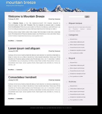 mountain,outdoors website template
