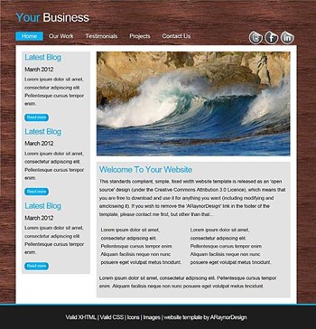 blog,business,nature,personal,portfolio website template