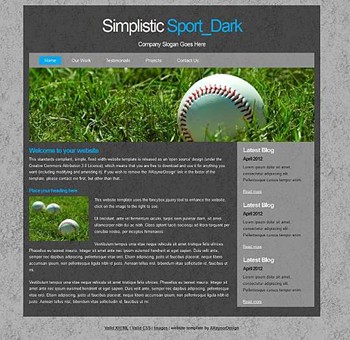 blog,personal,sports website template