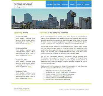 corporate,skyline website template
