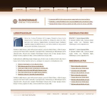 corporate website template