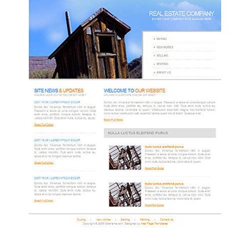 cabin website template