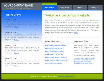 corporate website template