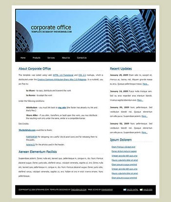 business,corporate website template