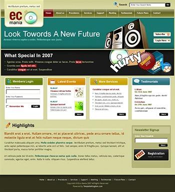 web design website template