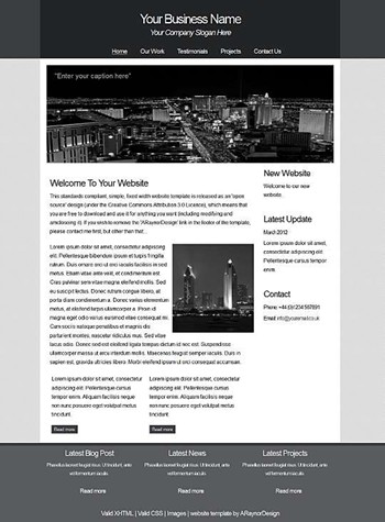blog,business,personal,portfolio website template