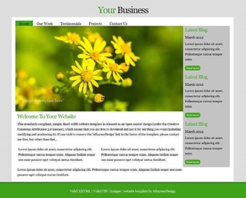 art,nature,personal,portfolio website template