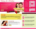 Free Dating & Wedding Website Template